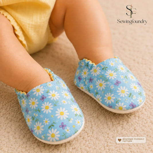 Baby Booties Sewing Pattern – 0–18 Months