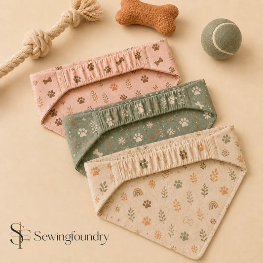 Dog Scrunchie Bandana Sewing Pattern