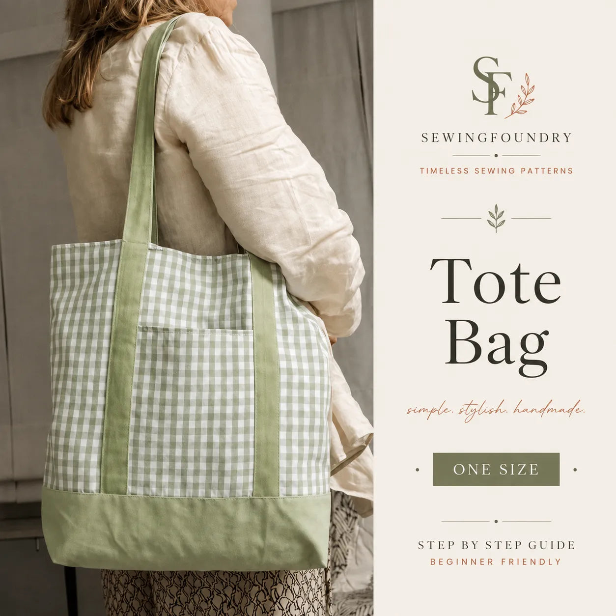 Everyday Tote Bag Sewing Pattern