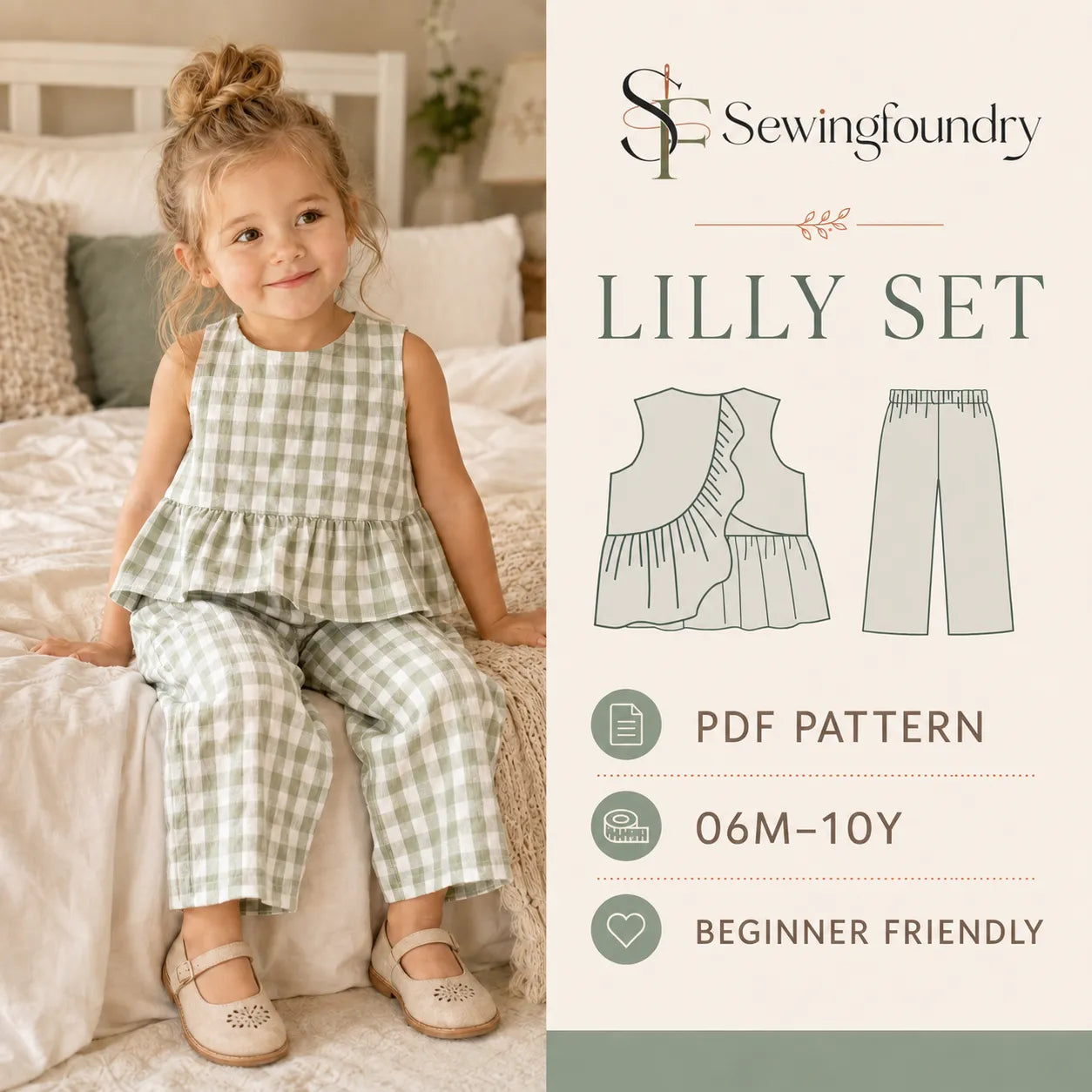 Kids Top & Pants Sewing Pattern