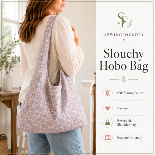 Slouchy Hobo Bag Sewing Pattern