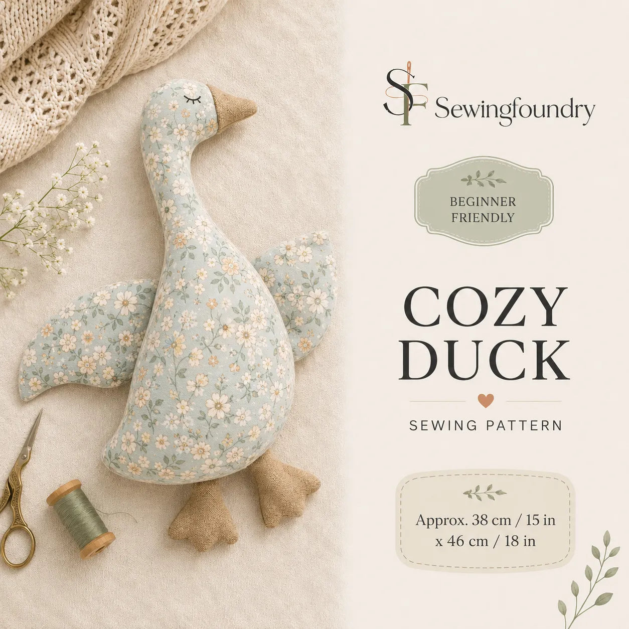 Cozy Duck Sewing Pattern