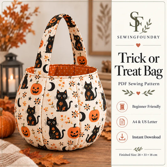 Trick or Treat Bag Sewing Pattern